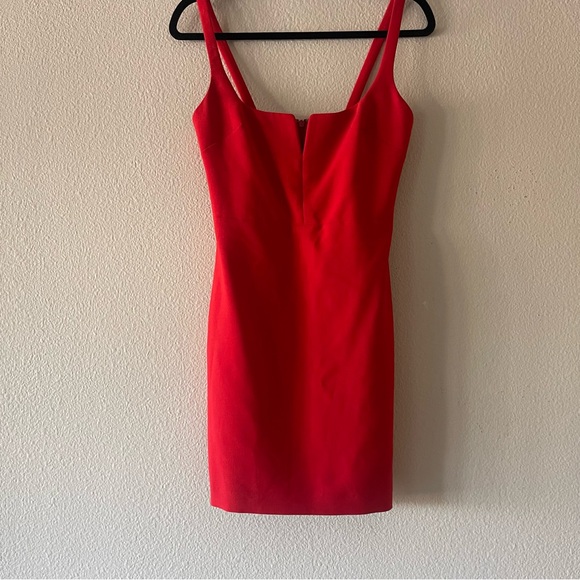 LIKELY_ Constance Dress in Scarlet red size 2 - Picture 3 of 8